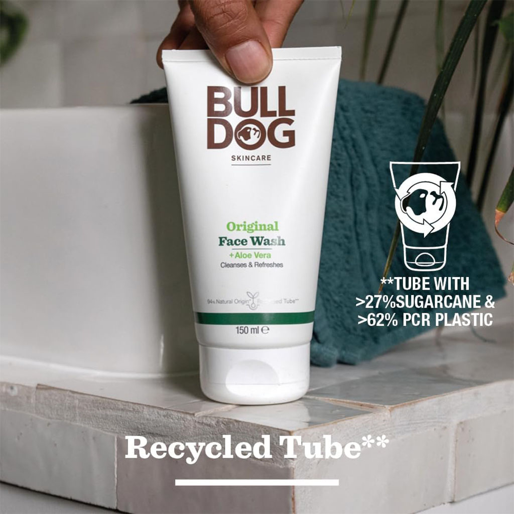 Bulldog Skincare Original Face Wash For Men With Aloe Vera 150ml