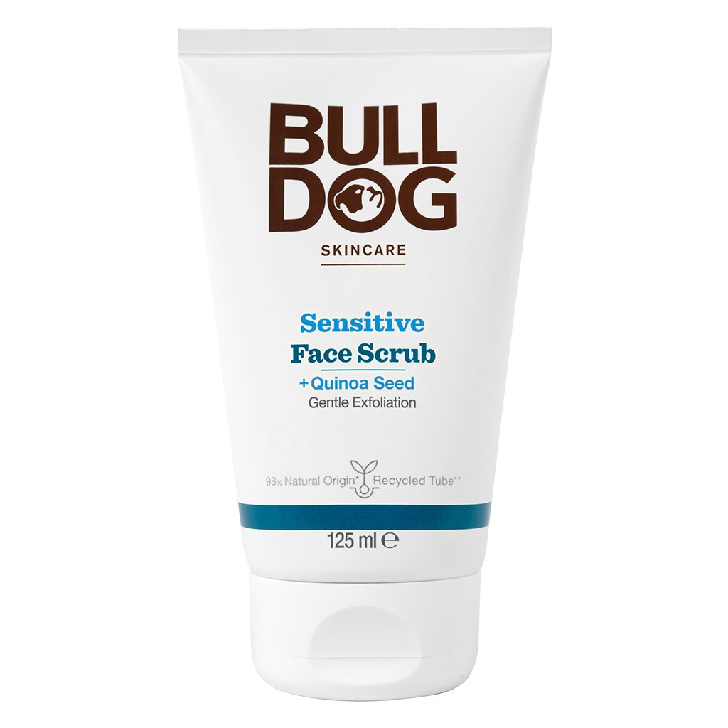 Bulldog Skincare Sensitive Face Scrub For Men With Willow Herb 125ml