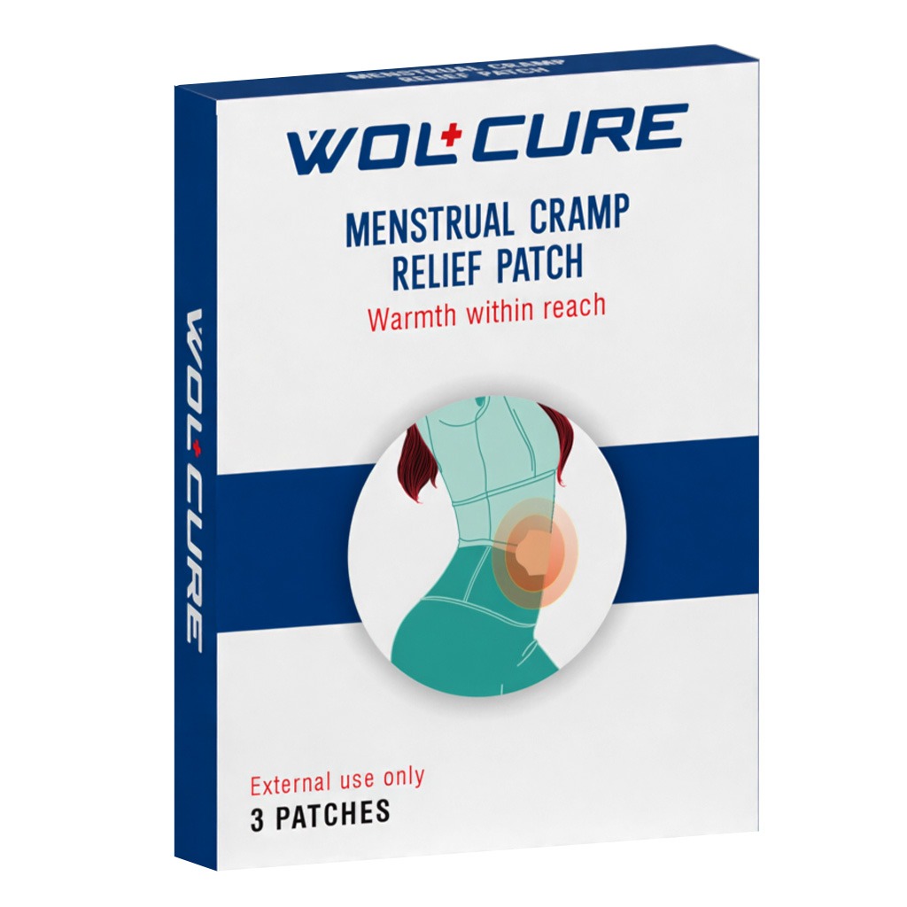 Wolcure Menstrual Cramp Relief Patch, Pack of 3's