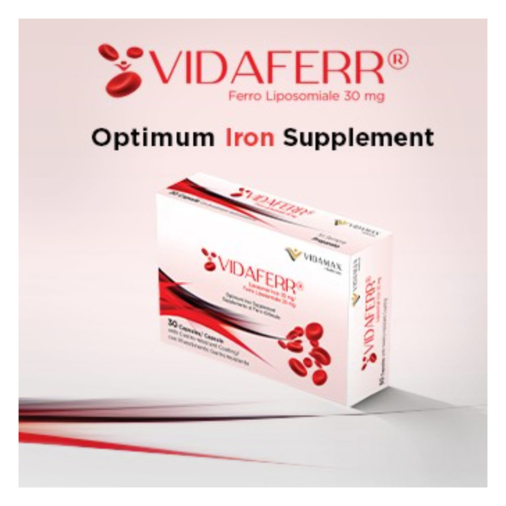 Vidamax Vidaferr Liposomal Iron 30mg Capsules, 30's