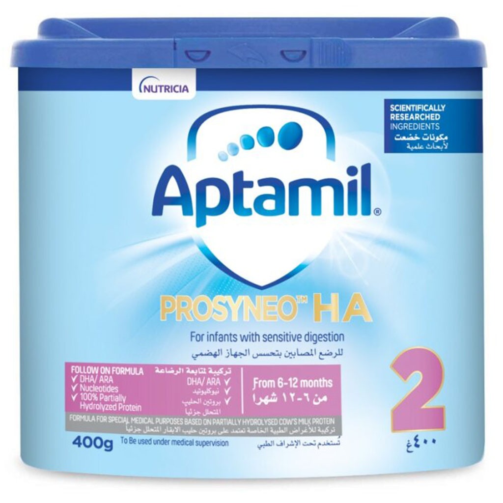 Aptamil Prosyneo HA Hypoallergenic Stage 2 Infant Milk Formula For 6 To 12 Months 400g