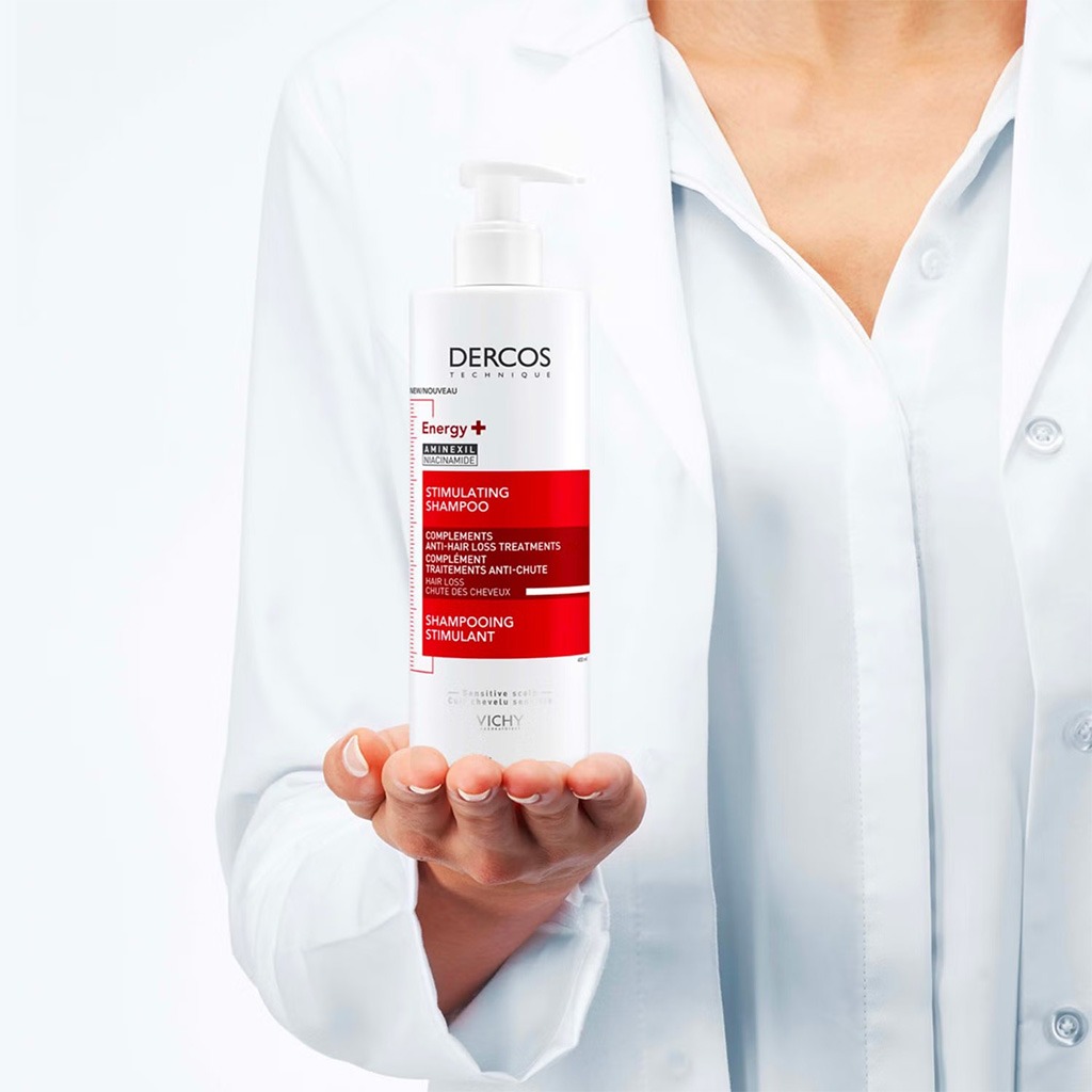 Vichy Dercos Energising & Stimulating Anti Hair Fall Shampoo With Aminexil 400ml