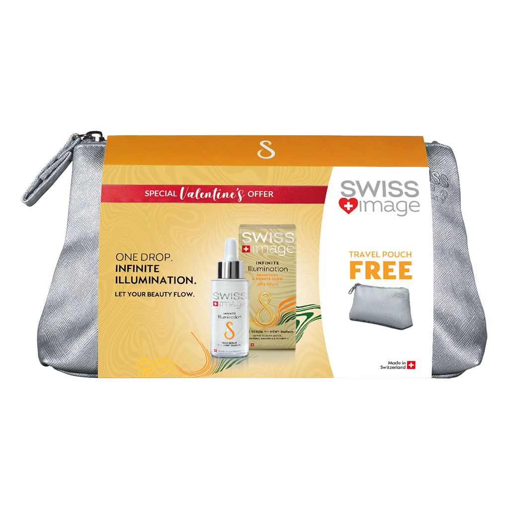Swiss Image Infinite Illumination Brightening & Boosting Glow Face Serum 30ml With Free Travel Pouch