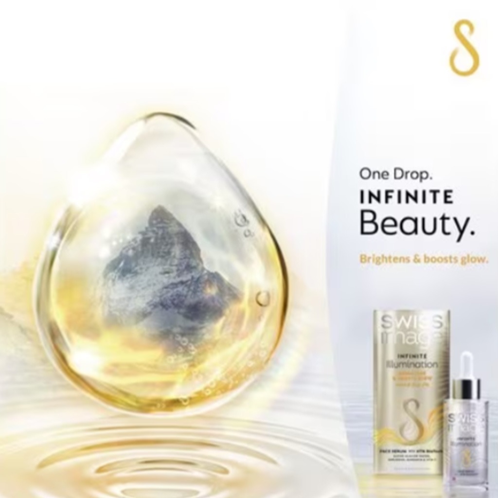 Swiss Image Infinite Illumination Brightening & Boosting Glow Face Serum 30ml With Free Travel Pouch
