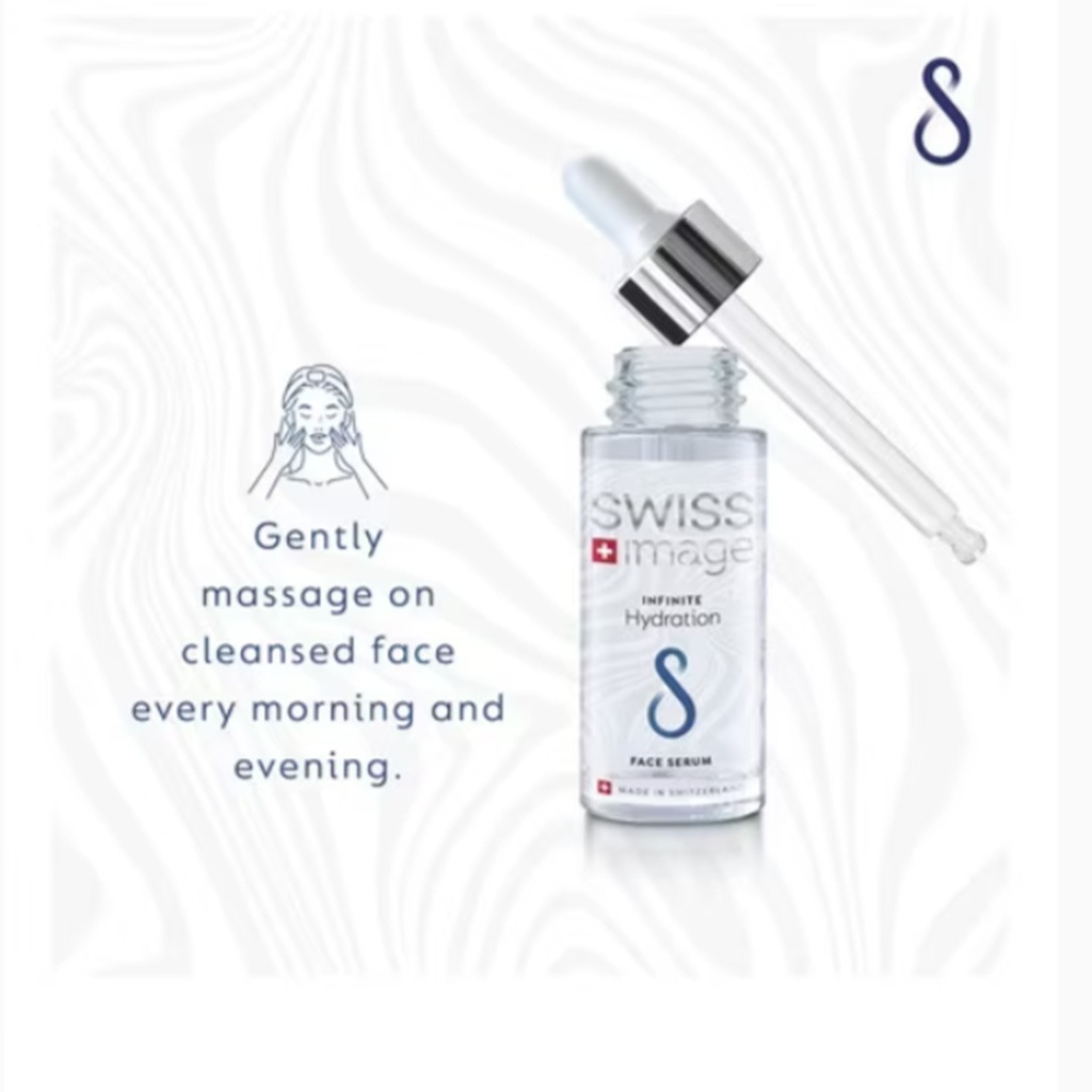 Swiss Image Infinite Hydration Moisturizing & Softening Face Serum 30ml With Free Travel Pouch