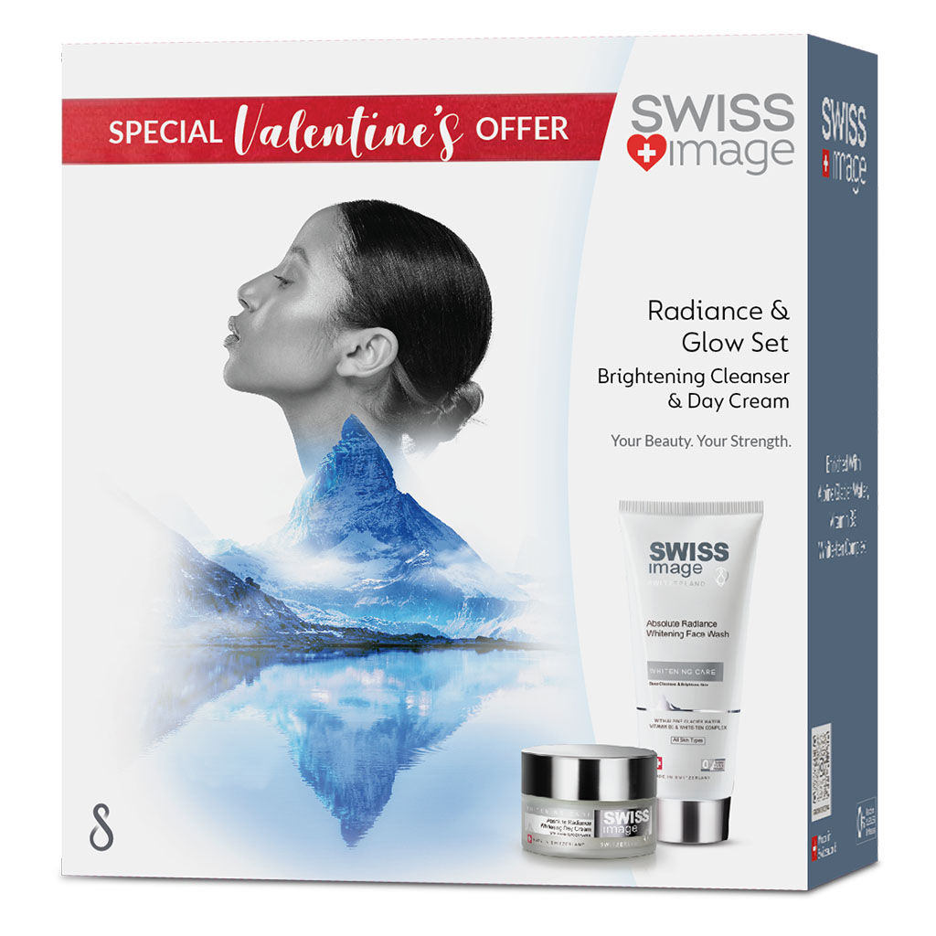 Swiss Image Radiance & Glow Skincare Set of Absolute Radiance Brightening Face Wash 200ml + Brightening Day Cream 50ml PROMO PACK