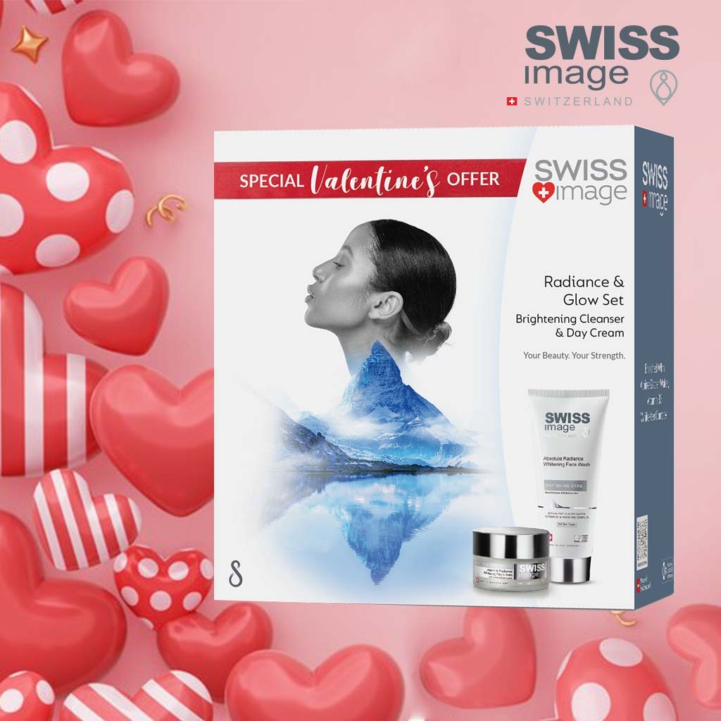 Swiss Image Radiance & Glow Skincare Set of Absolute Radiance Brightening Face Wash 200ml + Brightening Day Cream 50ml PROMO PACK