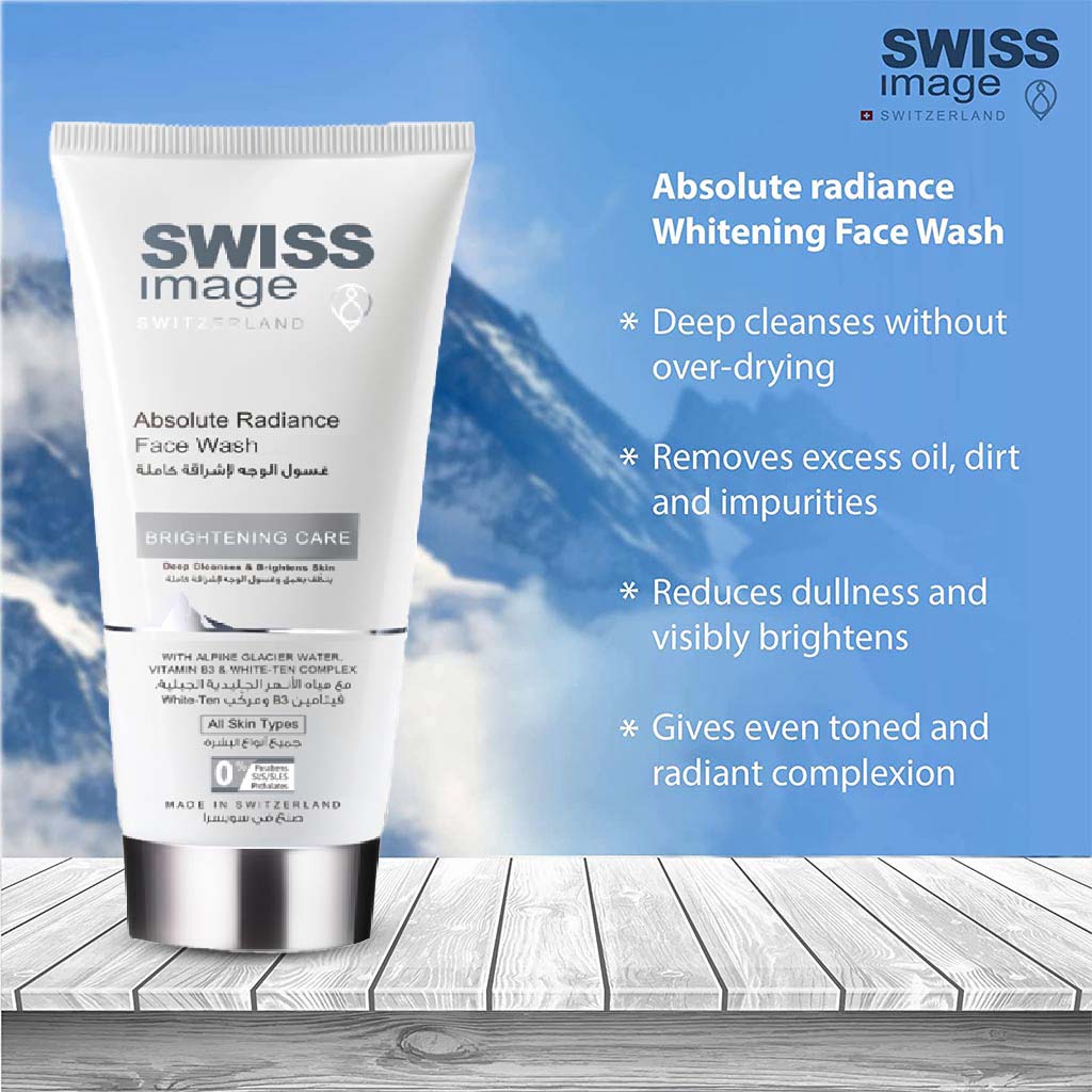 Swiss Image Radiance & Glow Skincare Set of Absolute Radiance Brightening Face Wash 200ml + Brightening Day Cream 50ml PROMO PACK