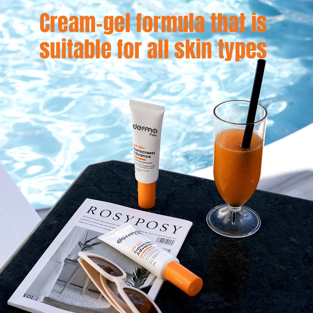 Derma Pella SPF 50+ Advance Sunscreen Cream Gel 50g