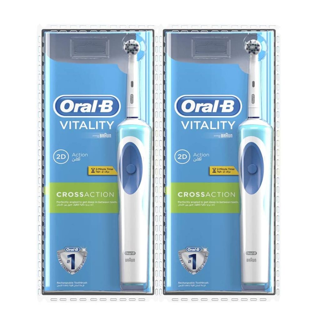 Oral B Vitality Precision Clean Electric Toothbrush D12.513, Bundle Pack of 1+1