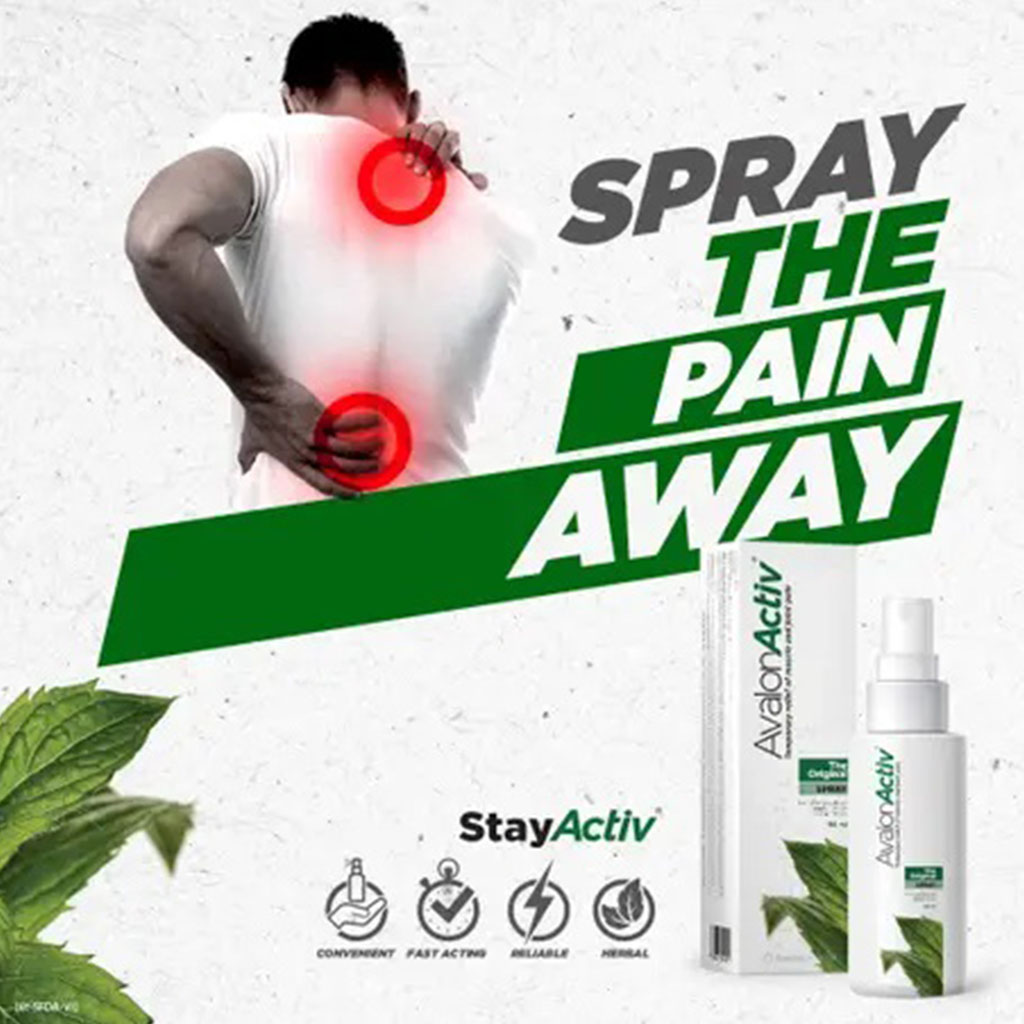 Avalon Activ The Original Spray For Muscle & Joint Pain Relief 118ml