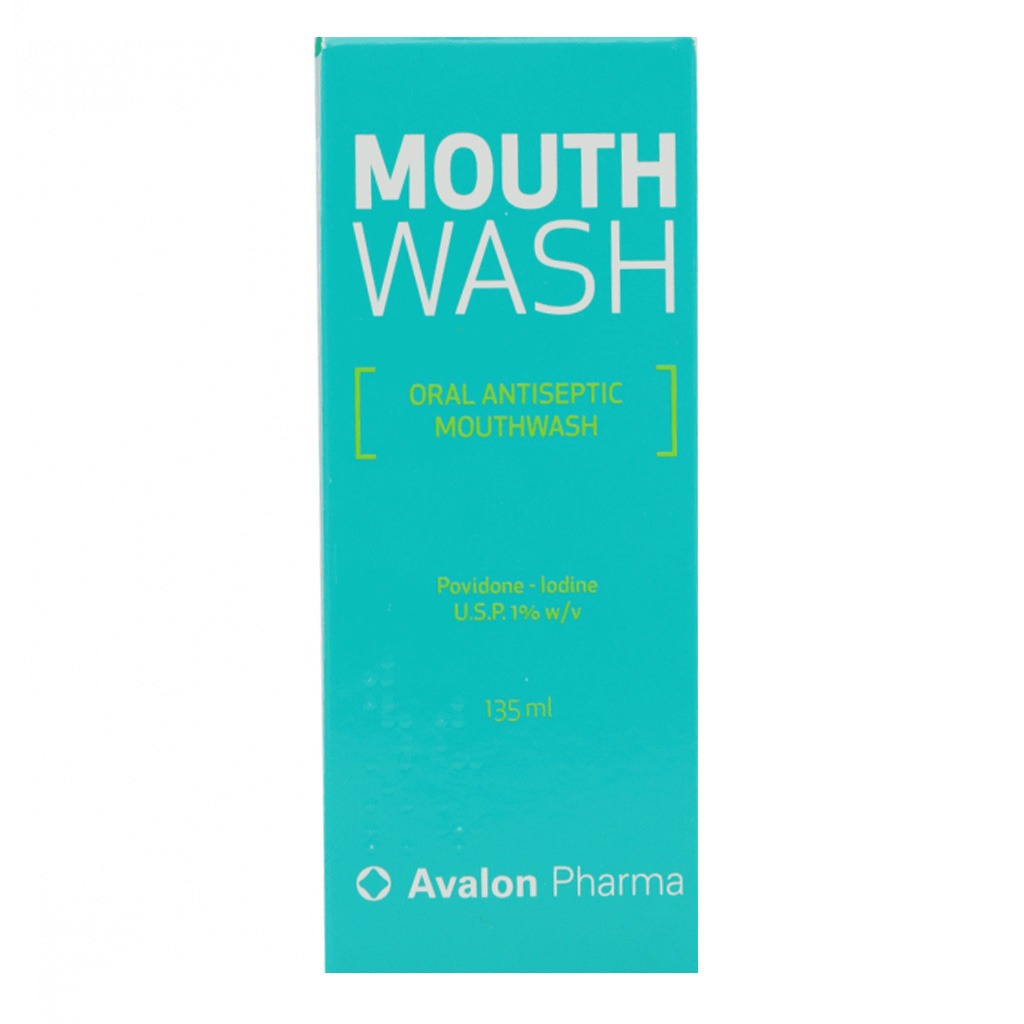 Avalon Povidone Iodine 1% Oral Antiseptic Mouth Wash 135ml