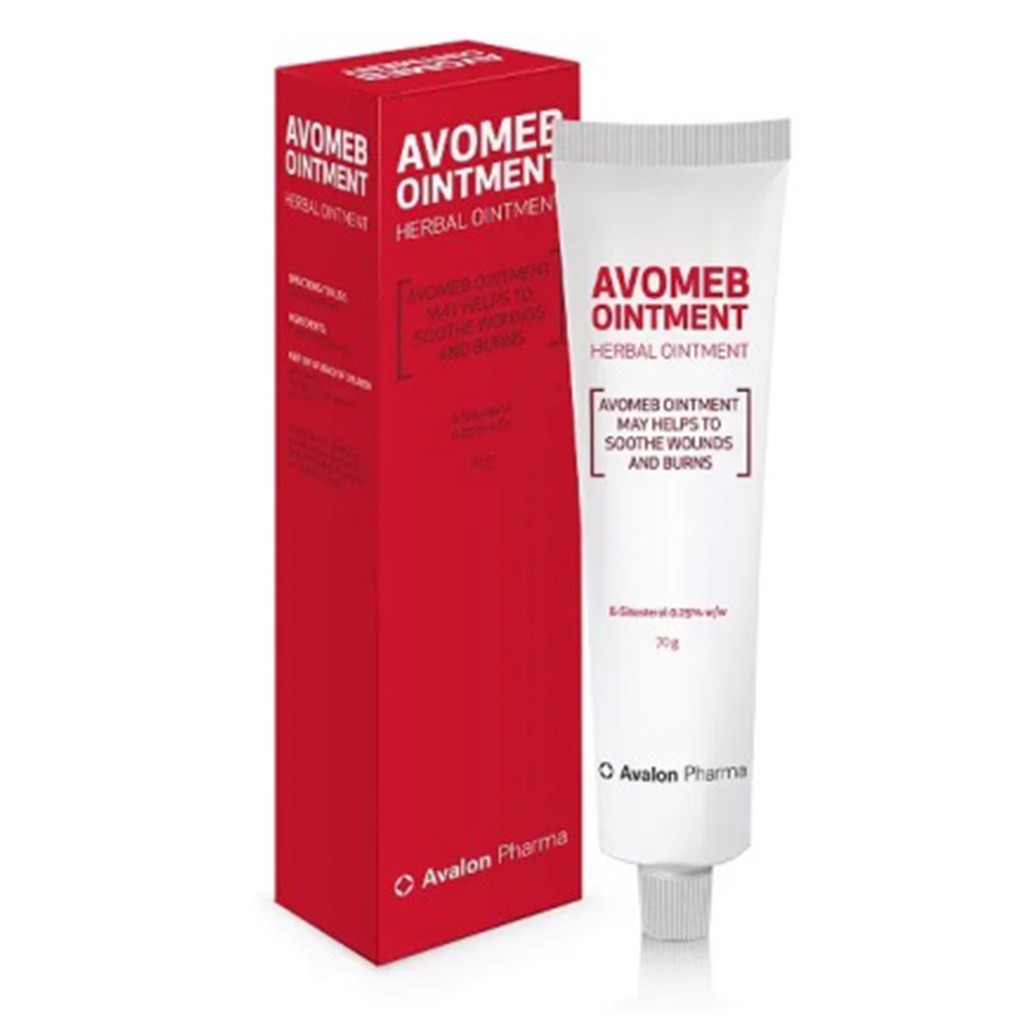 Avalon Avomeb Herbal Ointment For Burns, Wounds & Skin Ulcers 70g