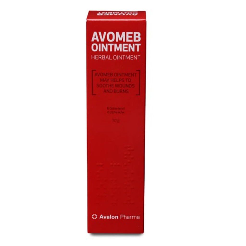 Avalon Avomeb Herbal Ointment For Burns, Wounds & Skin Ulcers 70g