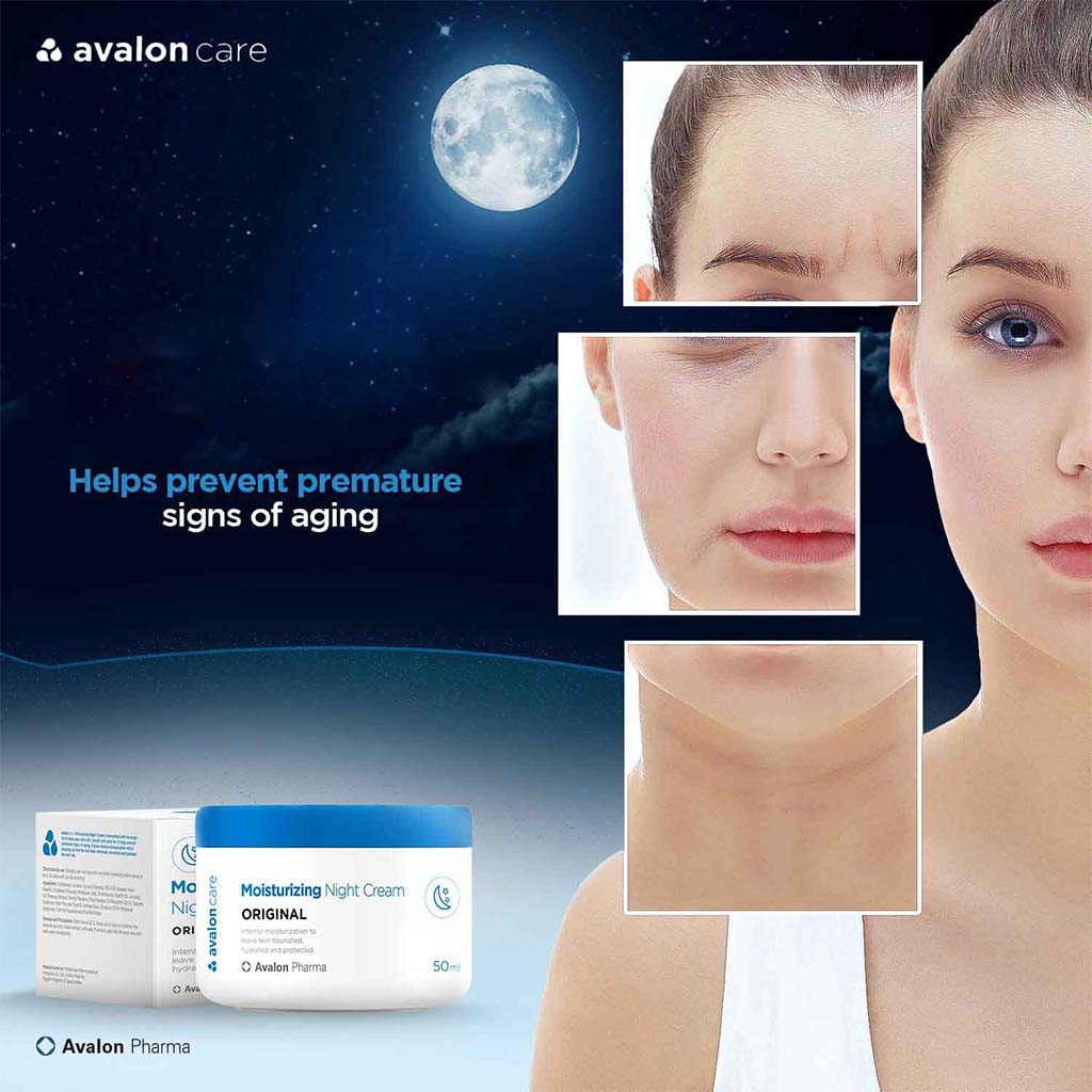 Avalon Care Original Moisturizing Anti-Aging Night Cream 50ml 