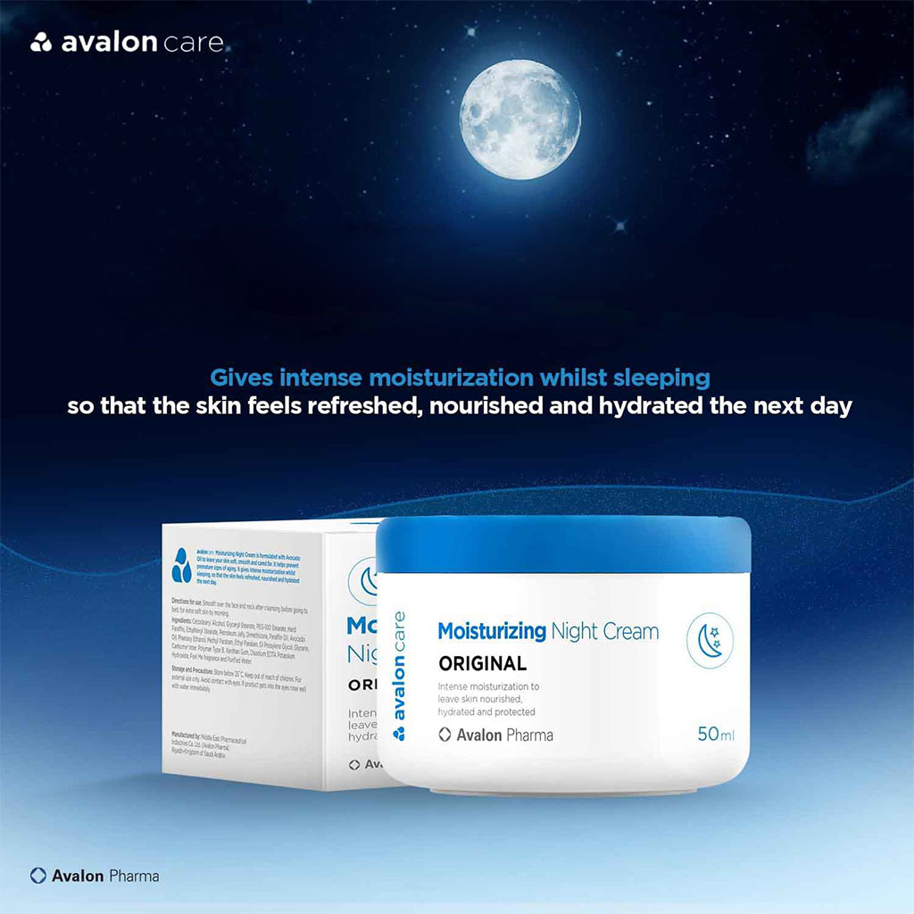 Avalon Care Original Moisturizing Anti-Aging Night Cream 50ml 