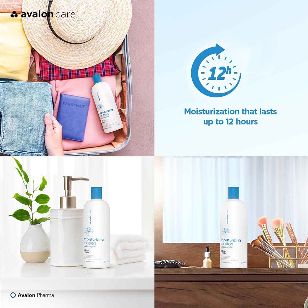 Avalon Care Musk Moisturizing Lotion For Face & Body 200ml