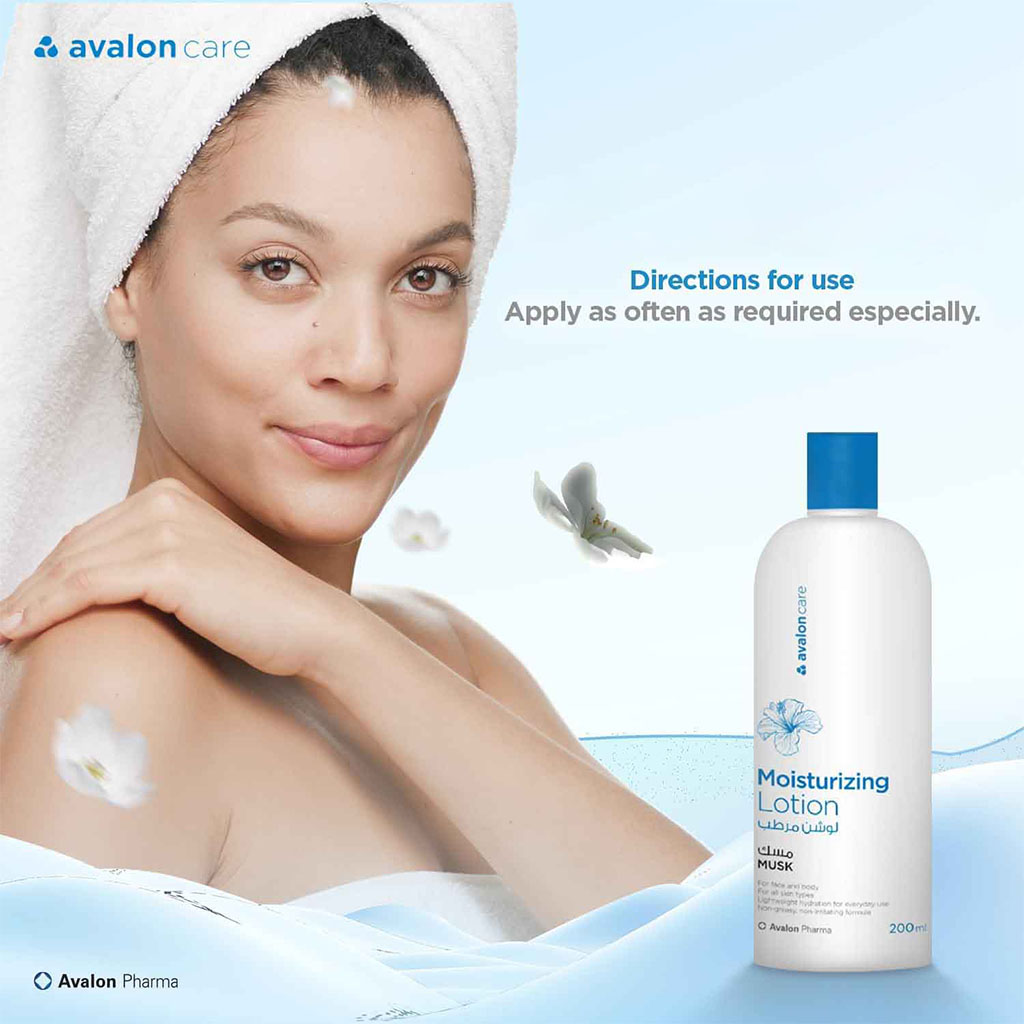 Avalon Care Musk Moisturizing Lotion For Face & Body 200ml