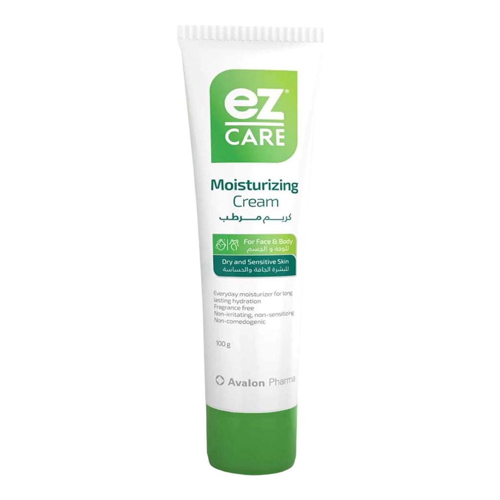 Avalon Ez Care Moisturizing Cream, Face & Body Moisturizer For Dry & Sensitive Skin 100g