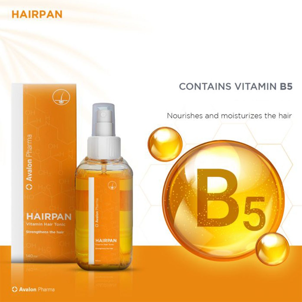 Avalon Hairpan Vitamin Hair Tonic Spray With Dexpanthenol For Damaged Hair 140ml