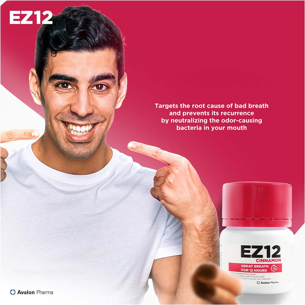 Avalon Ez12 Cinnamon Mouthwash For Pleasant Breath 50ml