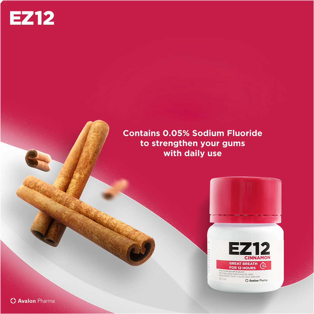 Avalon Ez12 Cinnamon Mouthwash For Pleasant Breath 50ml