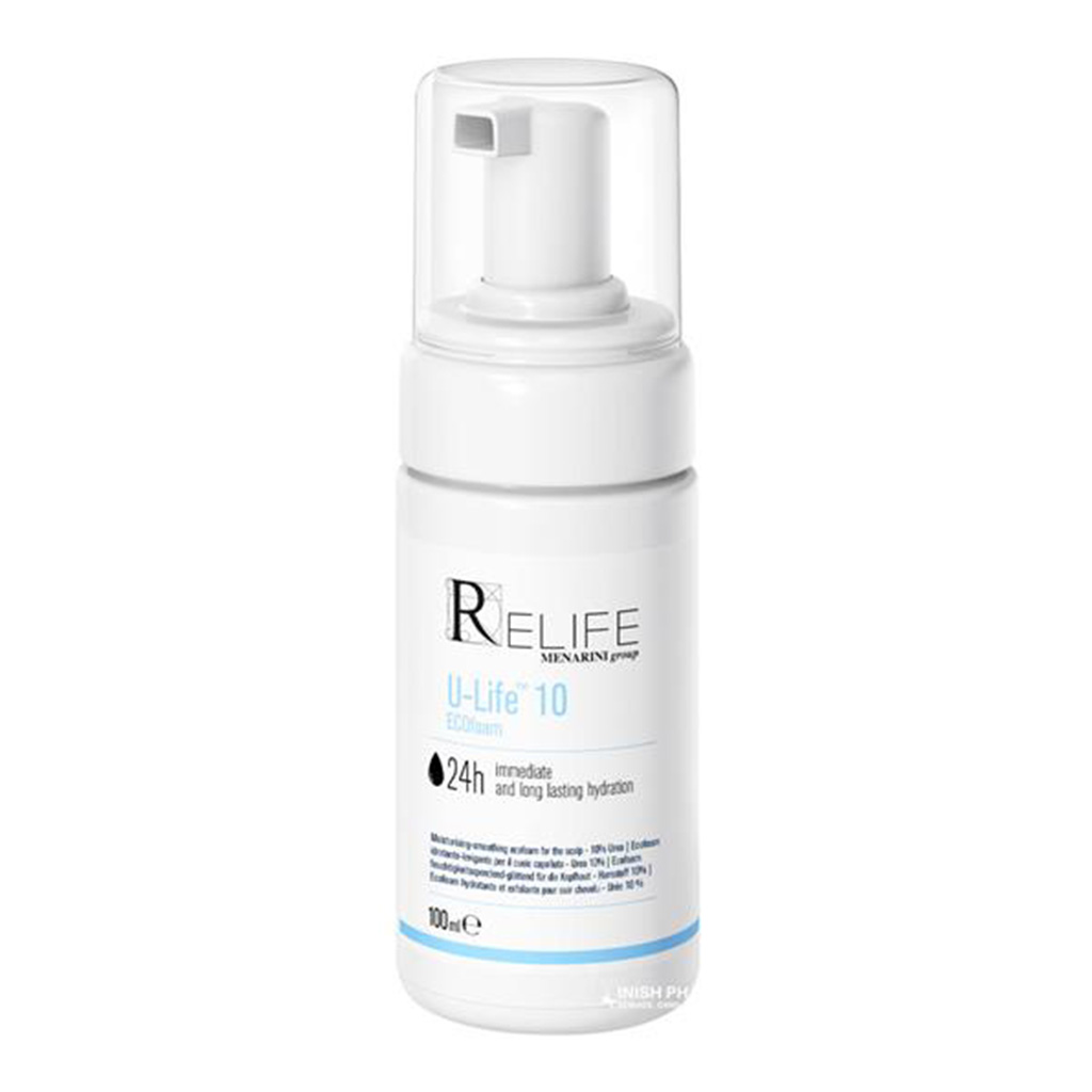 Relife U-Life 10 Moisturizing & Smoothing Ecofoam With 10% Urea For Dry & Flaky Scalp 100ml 