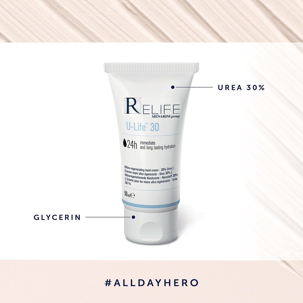 Relife U-Life 30 Ultra Regenerating Hand Cream With 30% Urea 50ml 