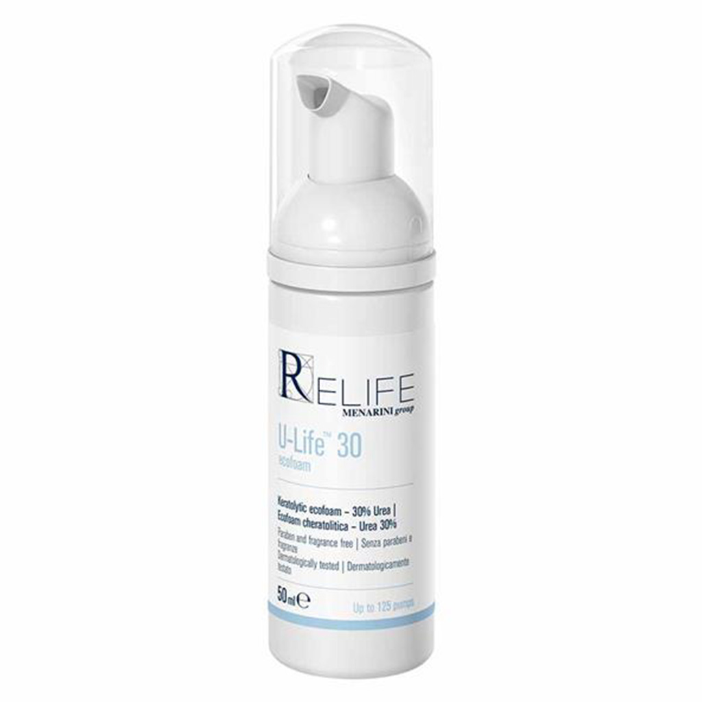 Relife U-Life 30 Keratolytic & Moisturizing Ecofoam With 30% Urea For Very Dry Skin 50ml 