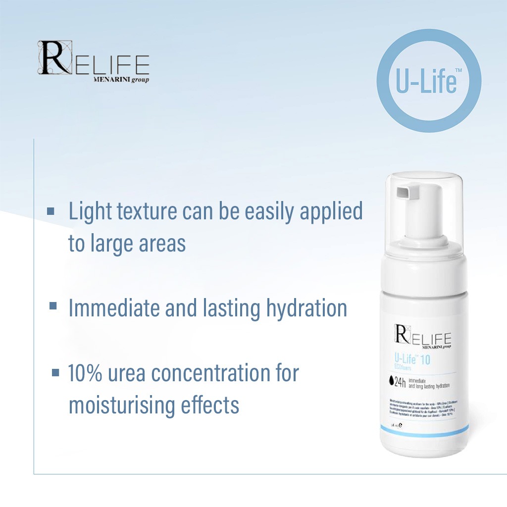 Relife U-Life 30 Keratolytic & Moisturizing Ecofoam With 30% Urea For Very Dry Skin 50ml 
