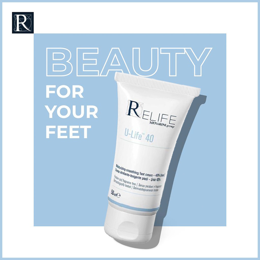 Relife U-Life 40 Moisturizing & Smoothing Foot Cream With 40% Urea 50ml