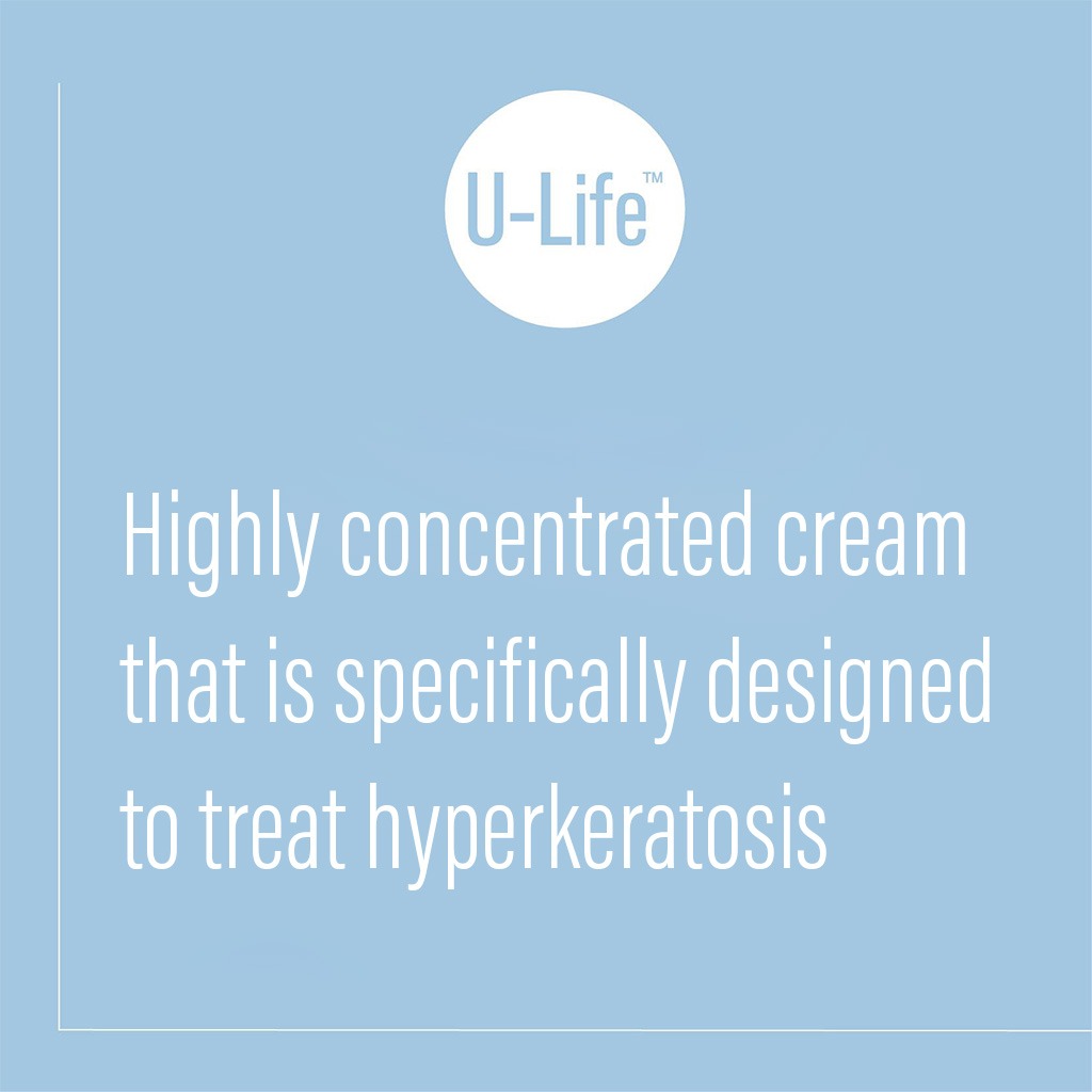 Relife U-Life 50 Cream With 50% Urea For Localised Thickened Skin 30ml 