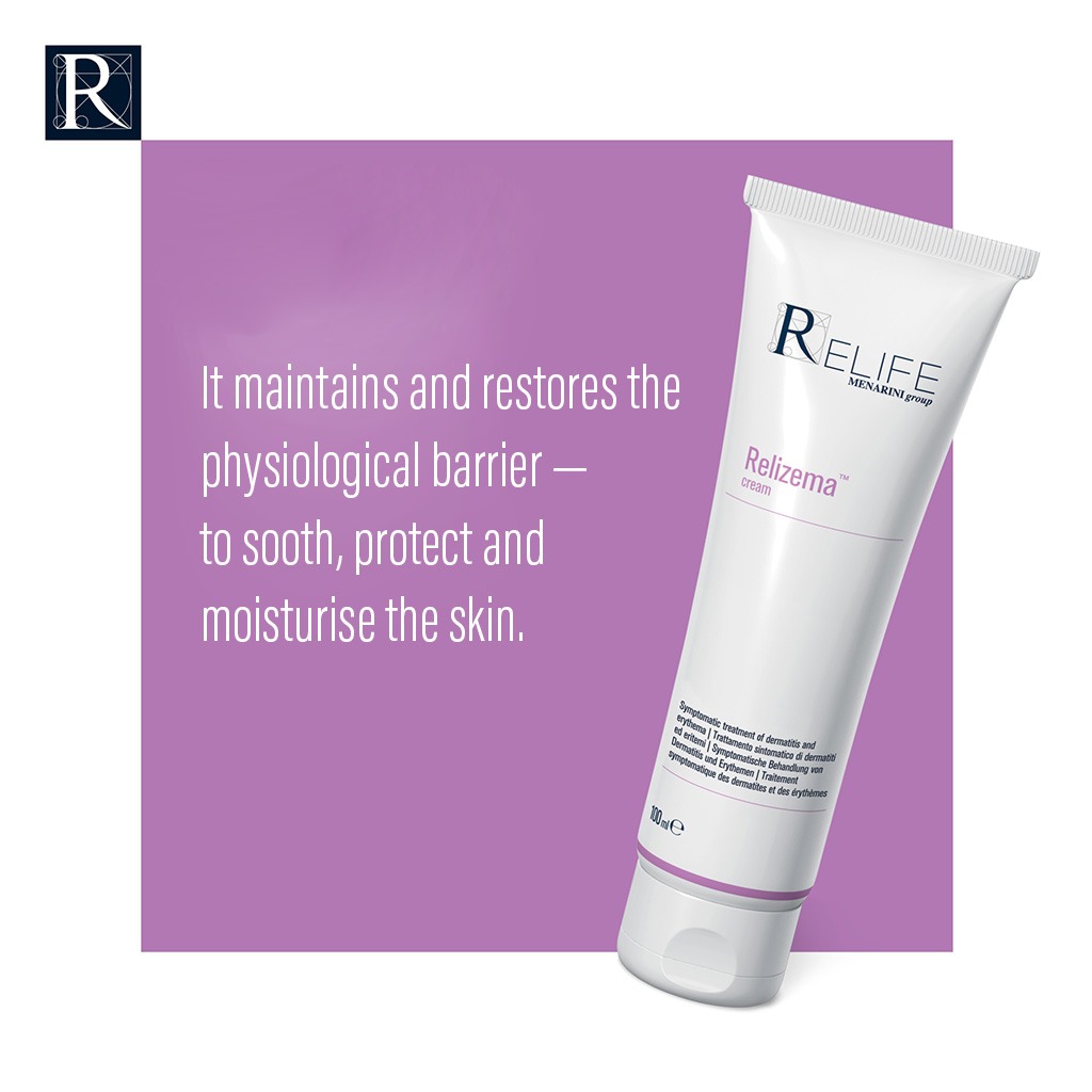 Relife Relizema Cream For Eczema, Dermatitis & Erythema 40ml 