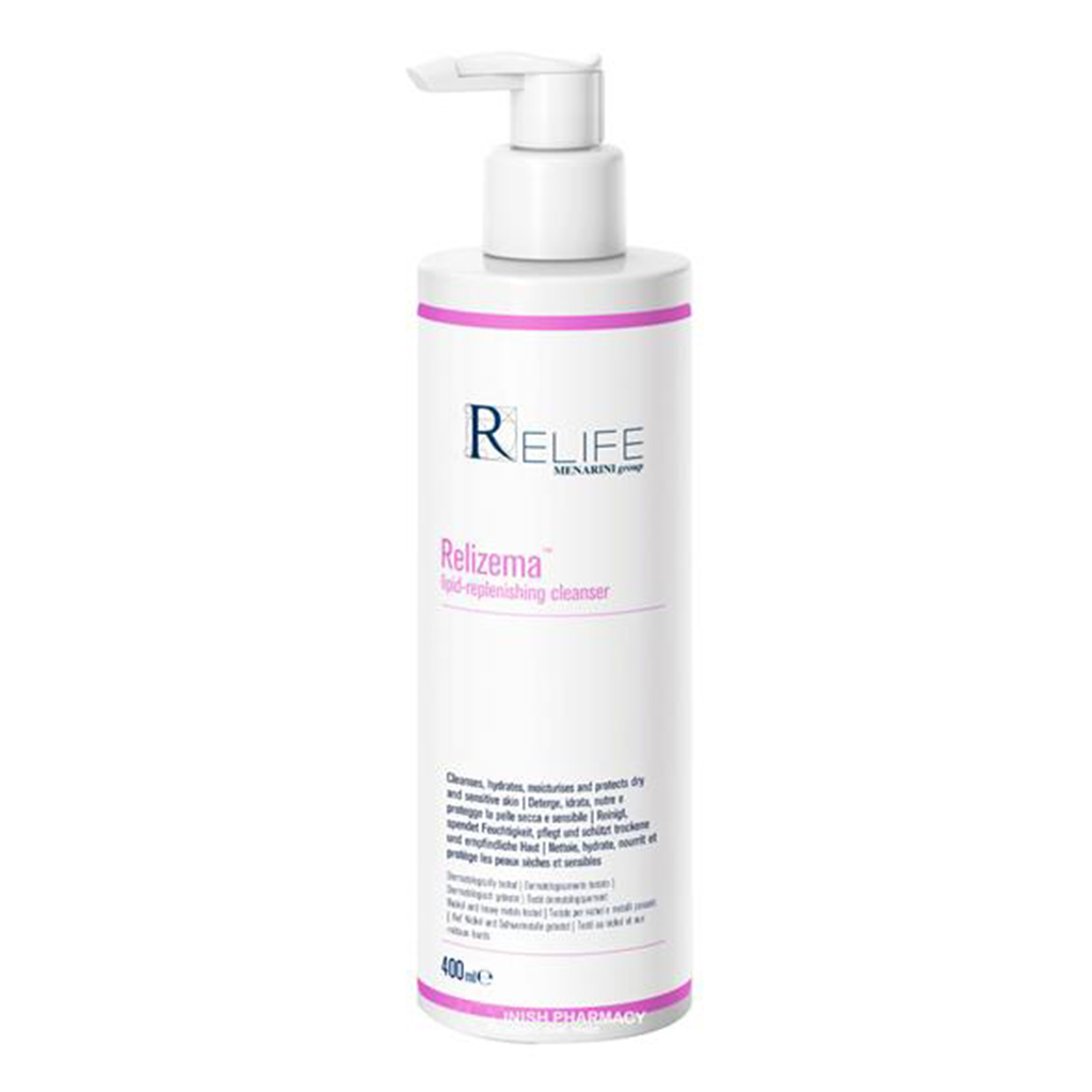 Relife Relizema Lipid-Replenishing Cleanser For Dry & Sensitive Skin 400ml 