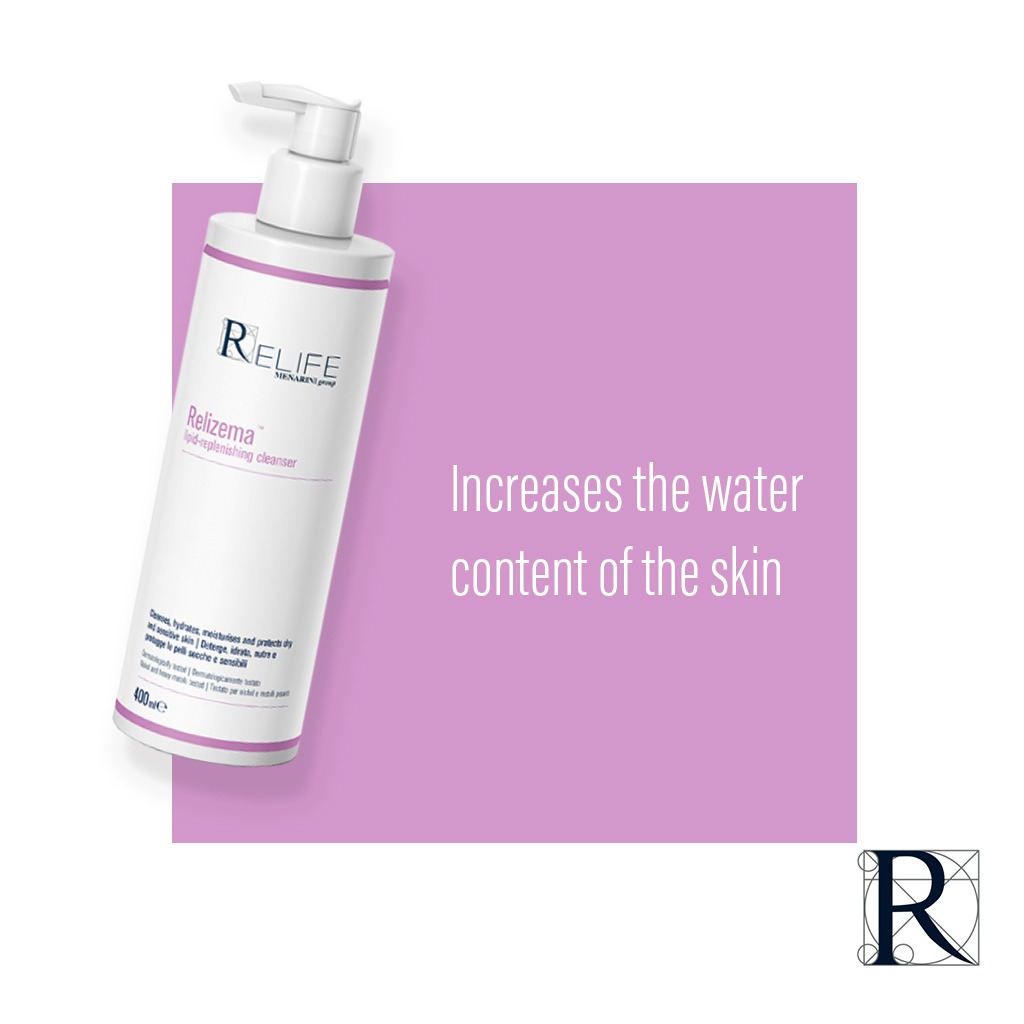 Relife Relizema Lipid-Replenishing Cleanser For Dry & Sensitive Skin 400ml 
