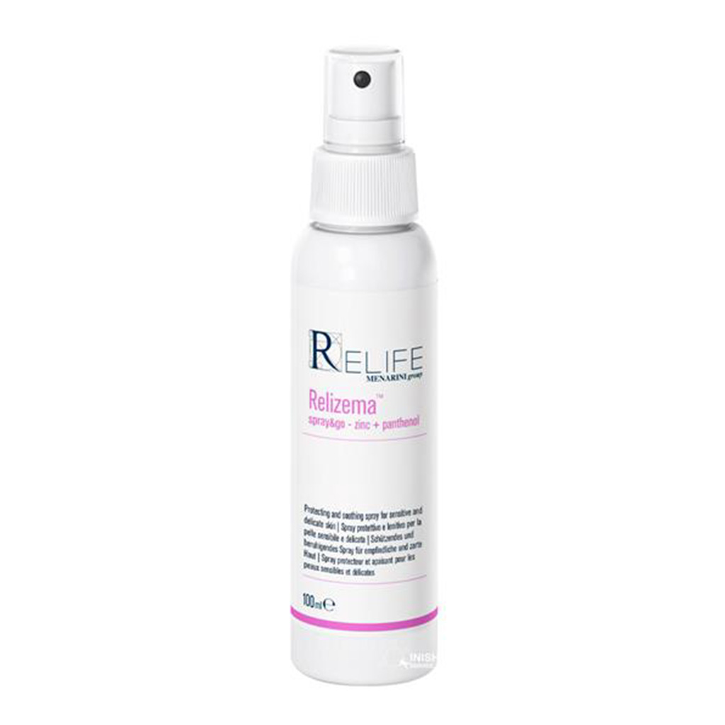 Relife Relizema Anti Redness Spray & Go With Zinc & Panthenol For Sensitive Skin 100ml
