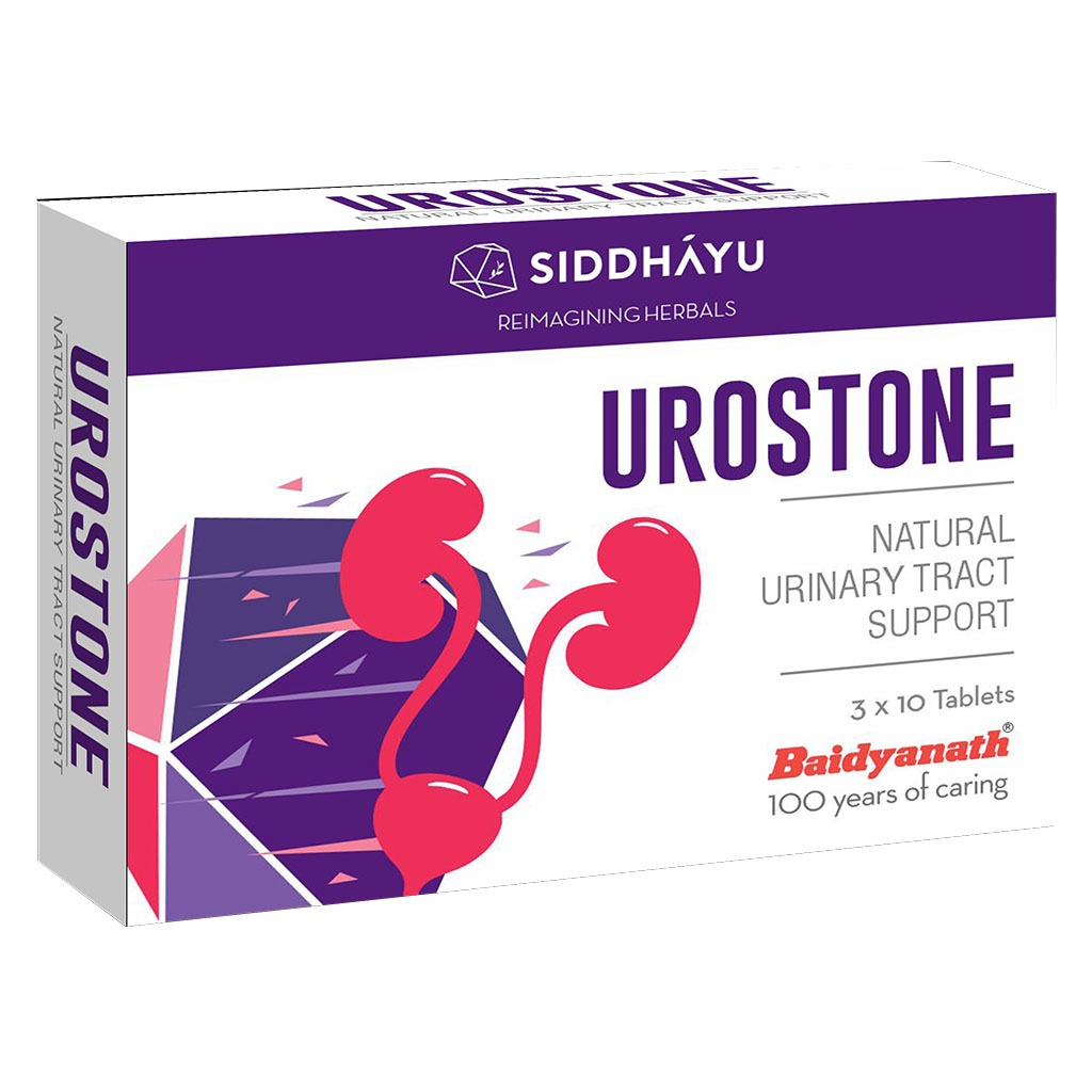 Siddhayu Urostone Natural Urinary Tract Support Tablets, Pack of 30's 