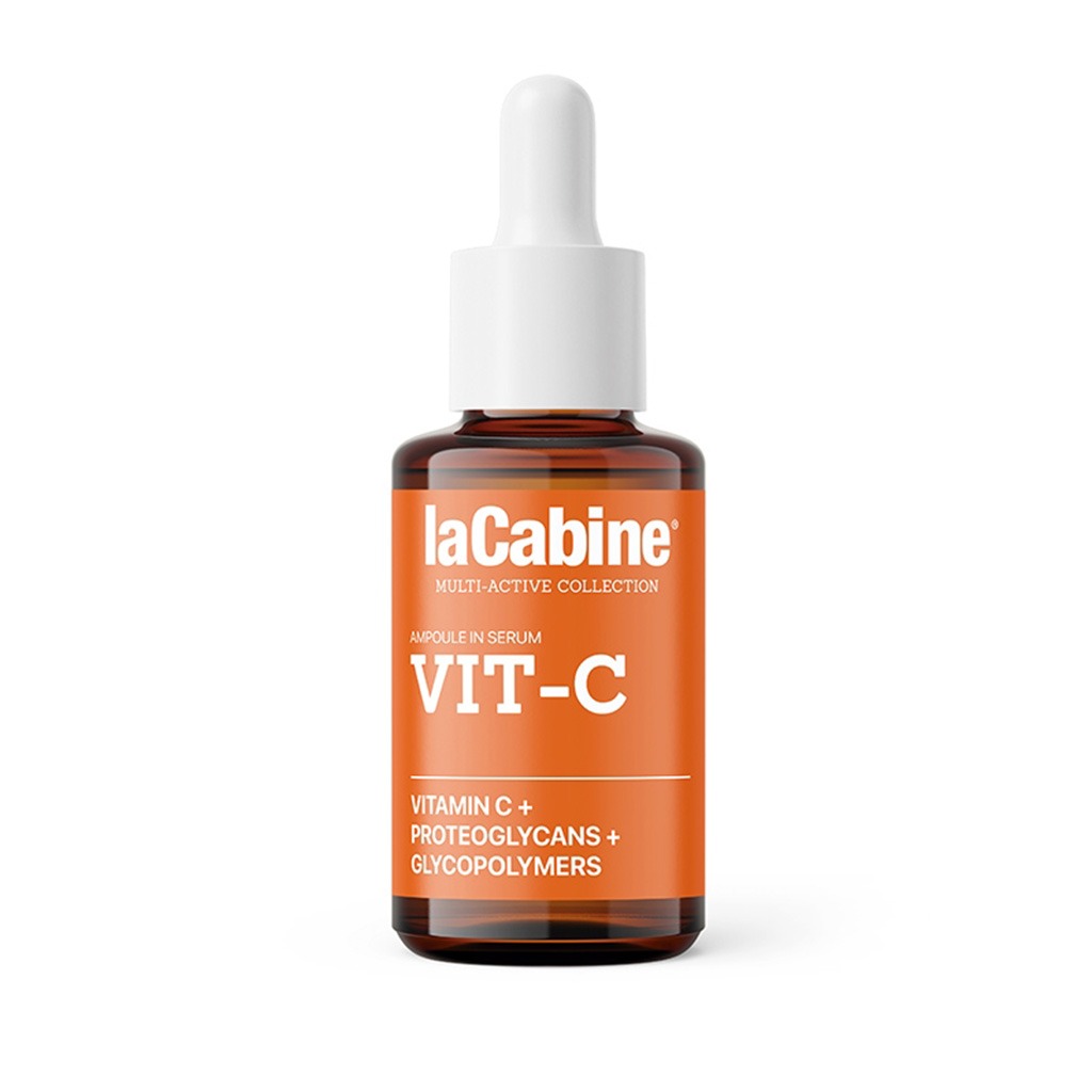 LaCabine Vitamin C Ampoule Serum With Proteoglycans & Glycopolymers For Brighter, Hydrated And Younger Skin 30ml