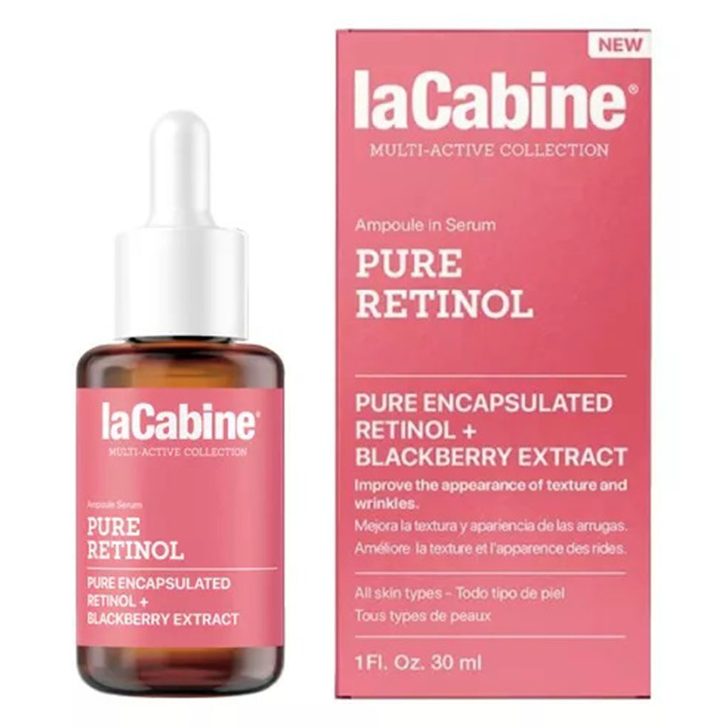 LaCabine Multiactive Pure Retinol Anti-Wrinkle Ampoule In Serum For Unifying Skin Tone 30ml 