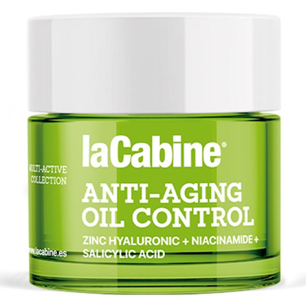 LaCabine Anti-Aging Oil Control Facial Gel Cream With Zinc Hyaluronic, Niacinamide & Salicylic Acid For Oily Skin 50ml 