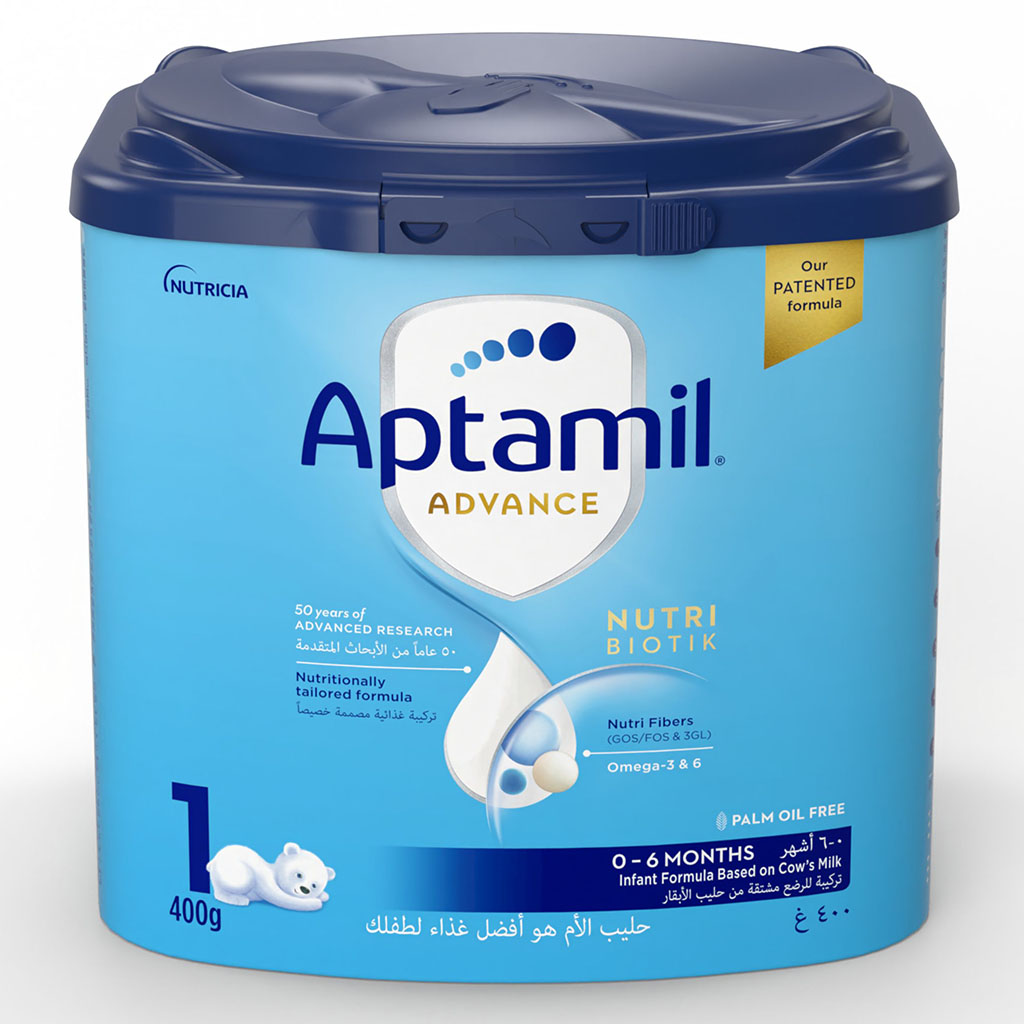 Aptamil Advance Stage 1 Palm Oil Free Baby Milk Formula For 0 To 6 Months 400g 