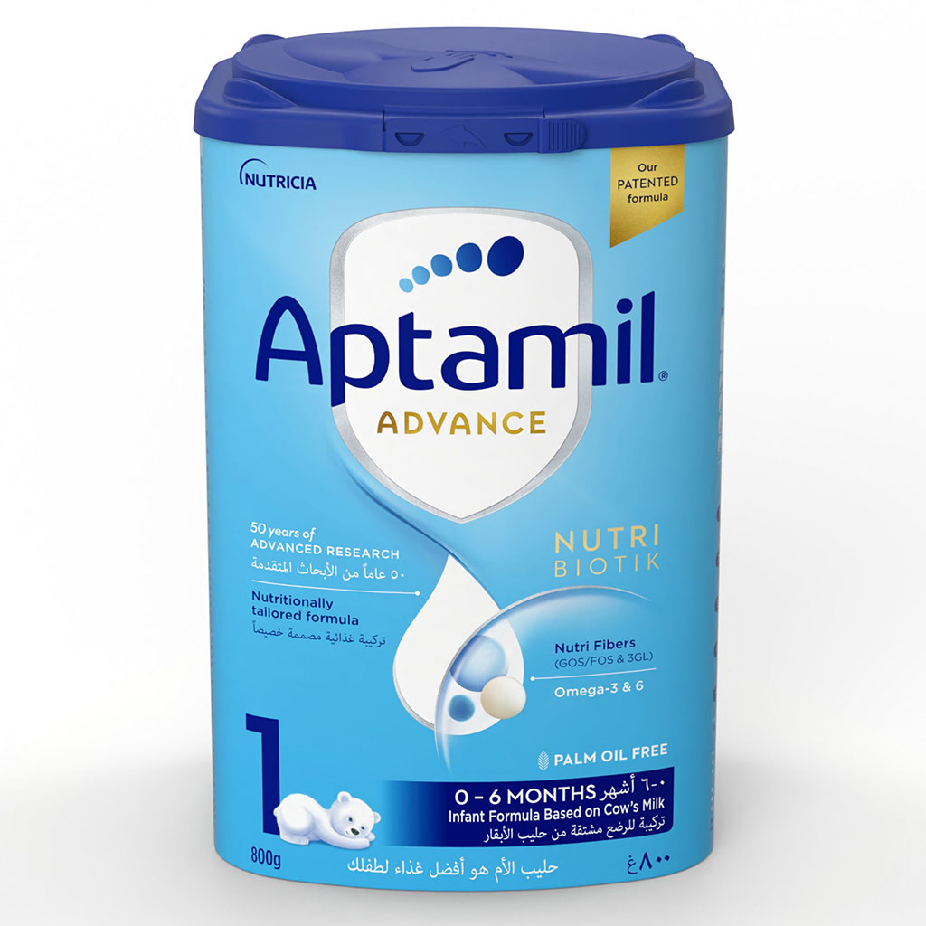 Aptamil Advance Stage 1 Palm Oil Free Baby Milk Formula For 0 To 6 Months 800g 