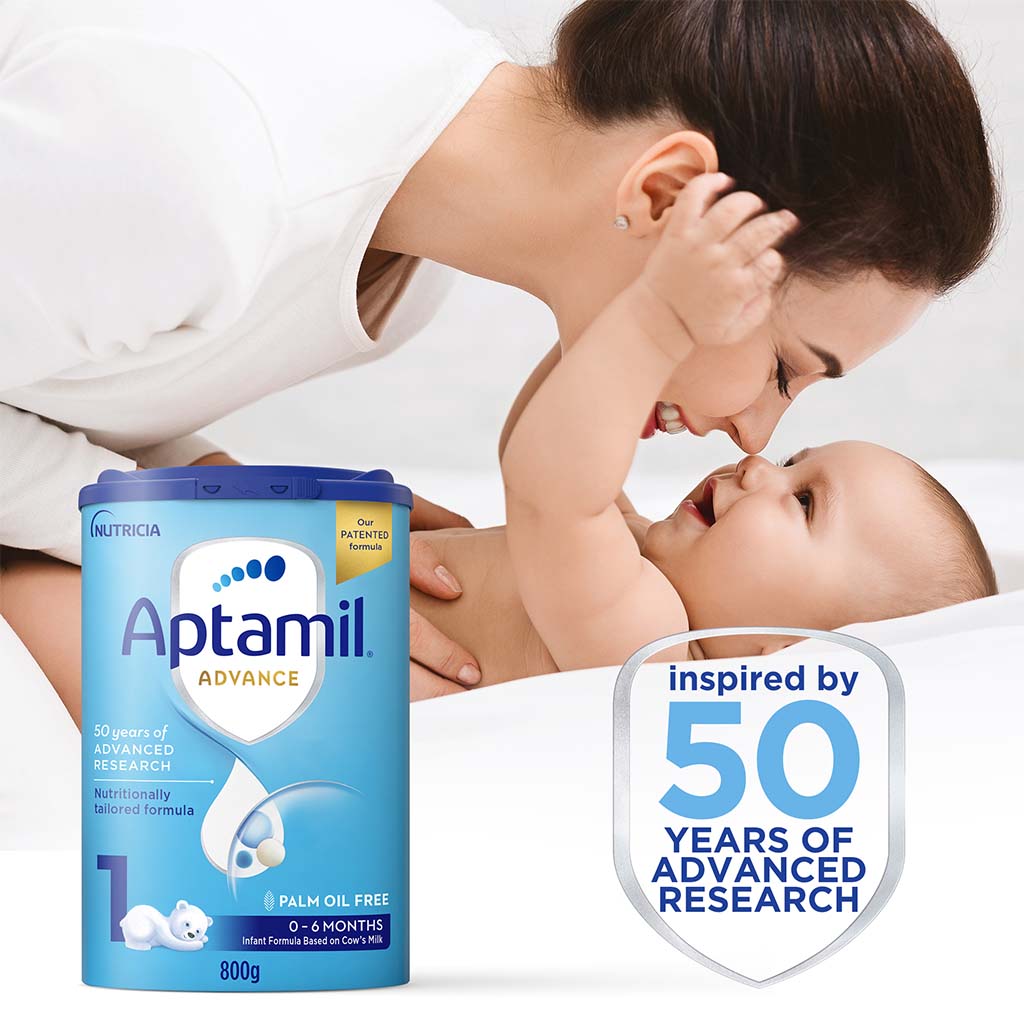 Aptamil Advance Stage 1 Palm Oil Free Baby Milk Formula For 0 To 6 Months 800g 