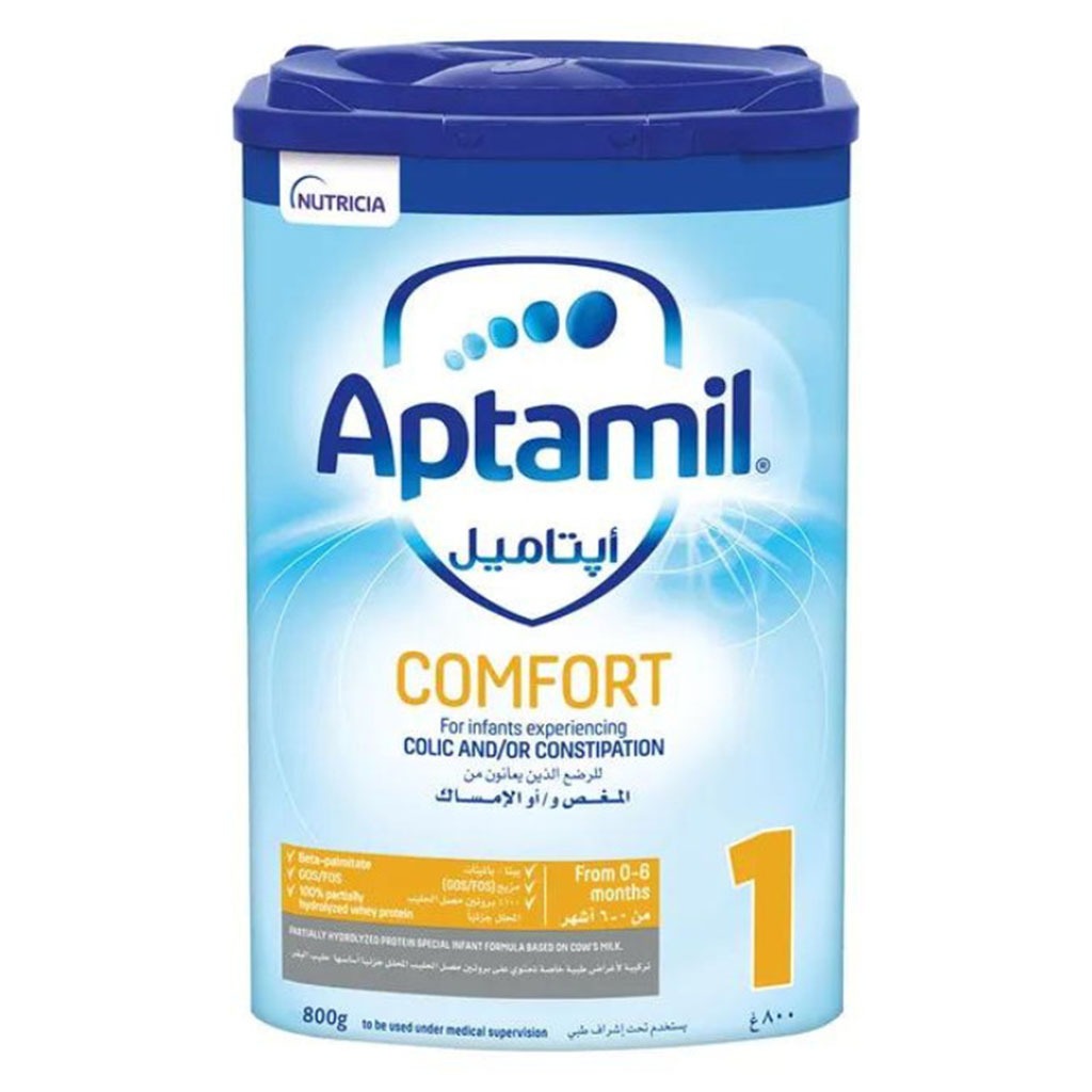 Aptamil Comfort Stage 1 Baby Milk Formula For 0 To 6 Months With Colic & Constipation 800g