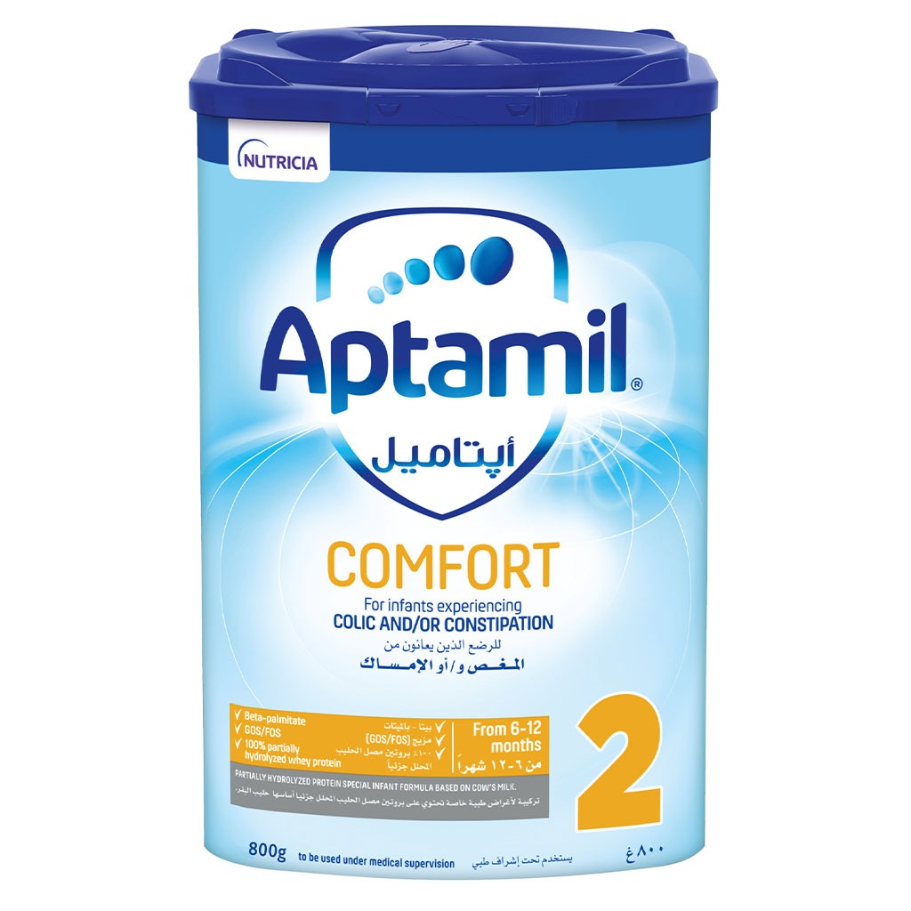 Aptamil Comfort Stage 2 Infant Milk Formula For 6 To 12 Months With Colic & Constipation 800g