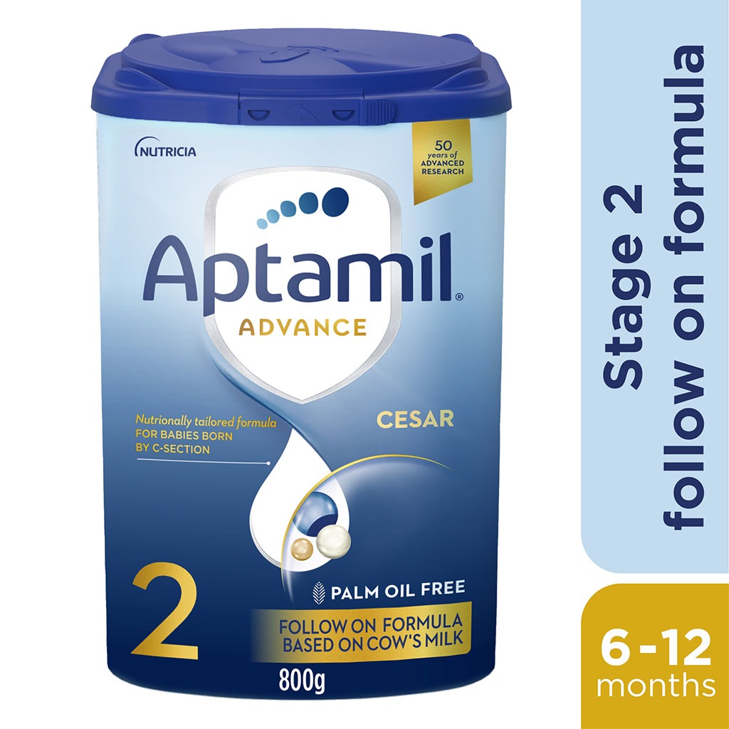 Aptamil Care Stage 1 Palm Oil Free C-Section Born Infant Milk Formula For 6 To 12 Months 800g 