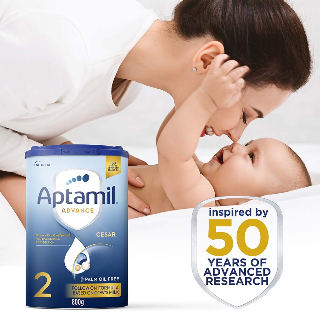 Aptamil Care Stage 1 Palm Oil Free C-Section Born Infant Milk Formula For 6 To 12 Months 800g 