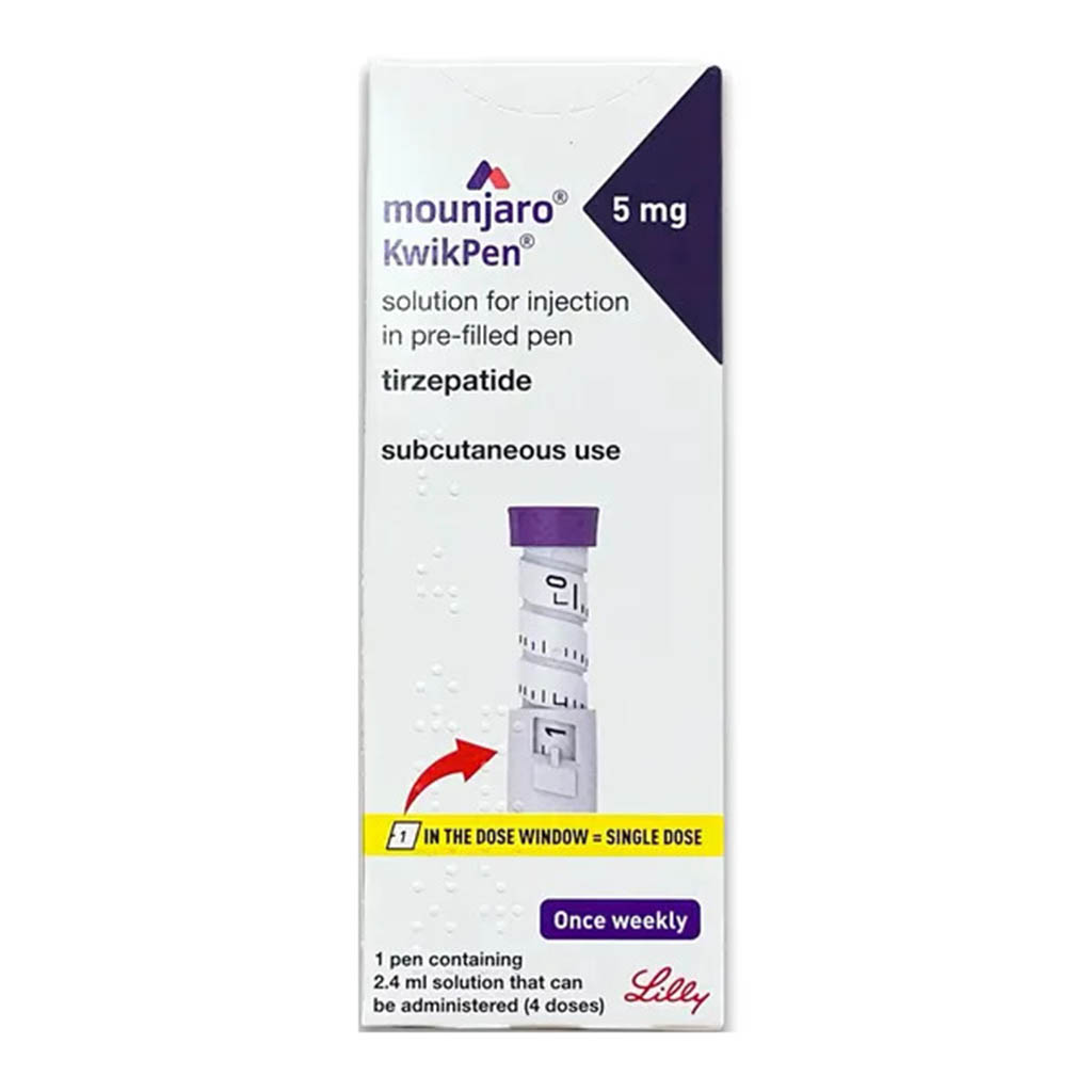 Mounjaro Kwikpen 5mg Pre-Filled Pen 0.6ml - 4 Doses