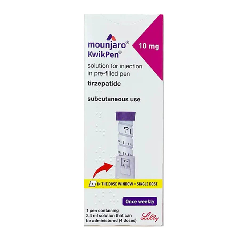 Mounjaro Kwikpen 10mg Pre-Filled Pen 0.6ml - 4 Doses