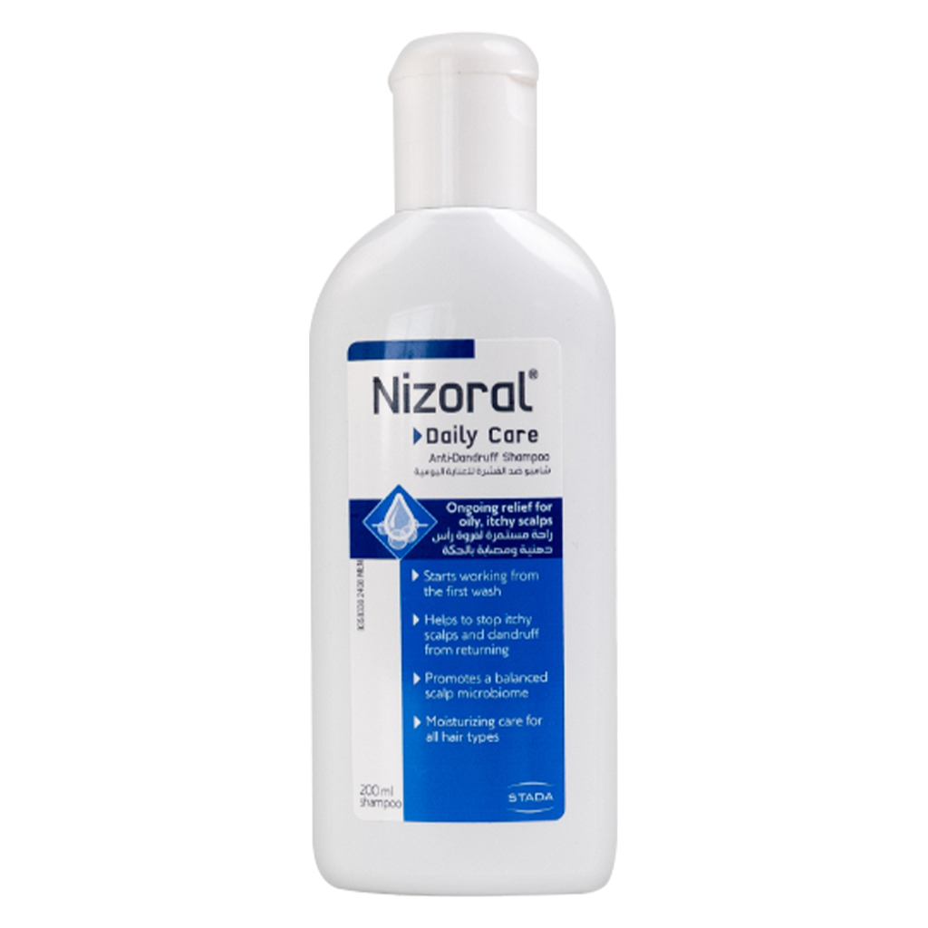 Nizoral Daily Care Anti Dandruff Shampoo For Itchy And Flaky Scalp 200ml 